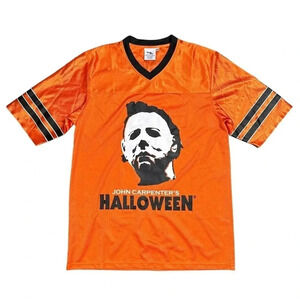 Halloween  Movie Chalk Line Football Jersey Michael Myers Mens Medium